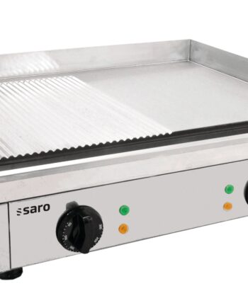 Saro Stegeplade El   Rillet Glat  Model Fry Top Gm 610