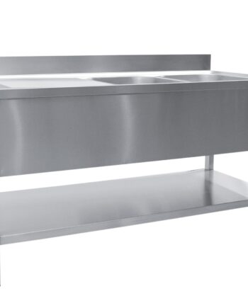 Saro Vask Med To Kummer  Højre 700 Mm Dybde  1200 Mm