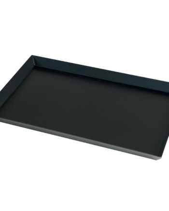 Sort Stålbageplade 600x400  Udvidet Kant 30 Mm
