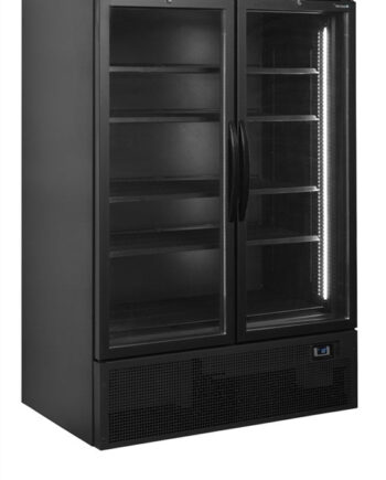 Sort  -dørs Displaykøler Med Lystop 1082 Liter Fsc1200h Black