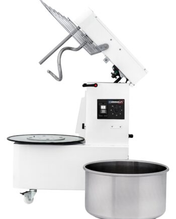 Spiralmixer Med Løftbart Hoved Og Aftagelig Skål   Hastigheder 12 Kg
