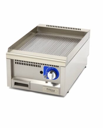 Stegeplade Af Professionel Kvalitet Rillet Enkelt Enhed 60 Cm Dyb Gas