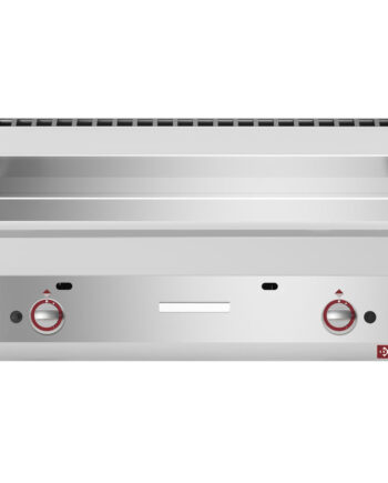 Stegeplade Gas Extra-large  Flad Forkromet