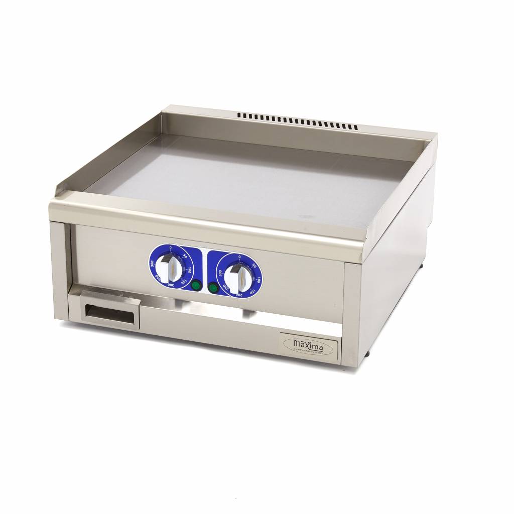 Stegeplade Professionel Kvalitet Glat Dobbelt Enhed 60 Cm Dyb Elektrisk 400v