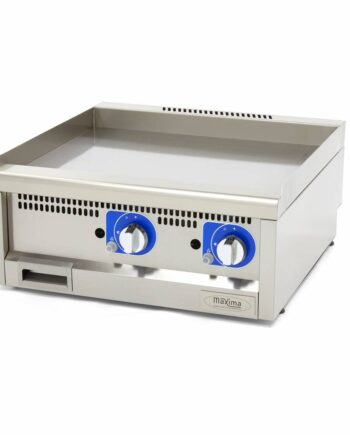 Stegeplade   Professionel Kvalitet Glat Dobbelt Enhed 60 Cm Dyb Gas