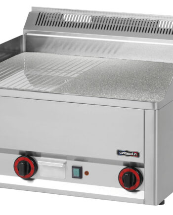 Stegeplade Rillet Textured Chrome 66