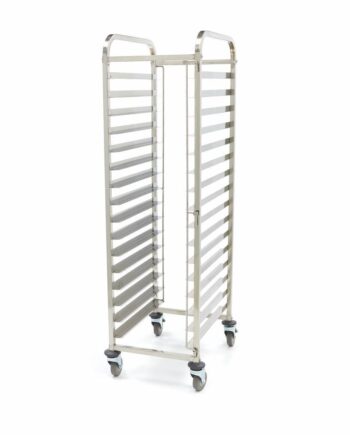 Stikvogn Rustfrit Stål 400x600 Mm 16 Stik