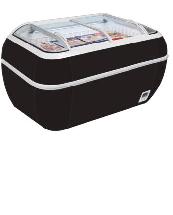 Supermarkedskøler   -fryser   Sort-twin Head  -cf