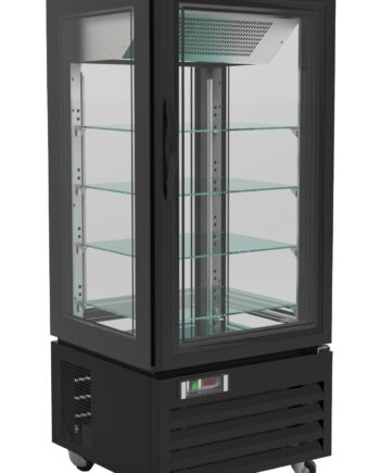 Udstillingsmontre 400 Liter Sort