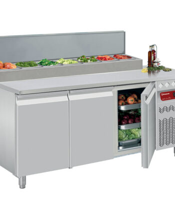 Ventileret Kølebord    Døre Gn      405 Liter   Kølestruktur