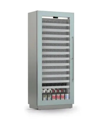 Vinkøleskab Miami  Rf   Brushed Aluminium