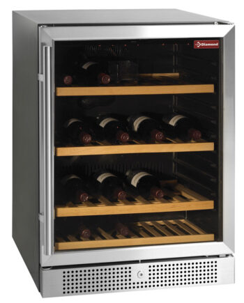 Vinkøleskab  Ventileret  160 Liter  Sort