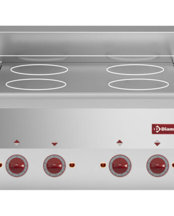 Vitrokeramisk Komfur Med   Kogeplader Top-