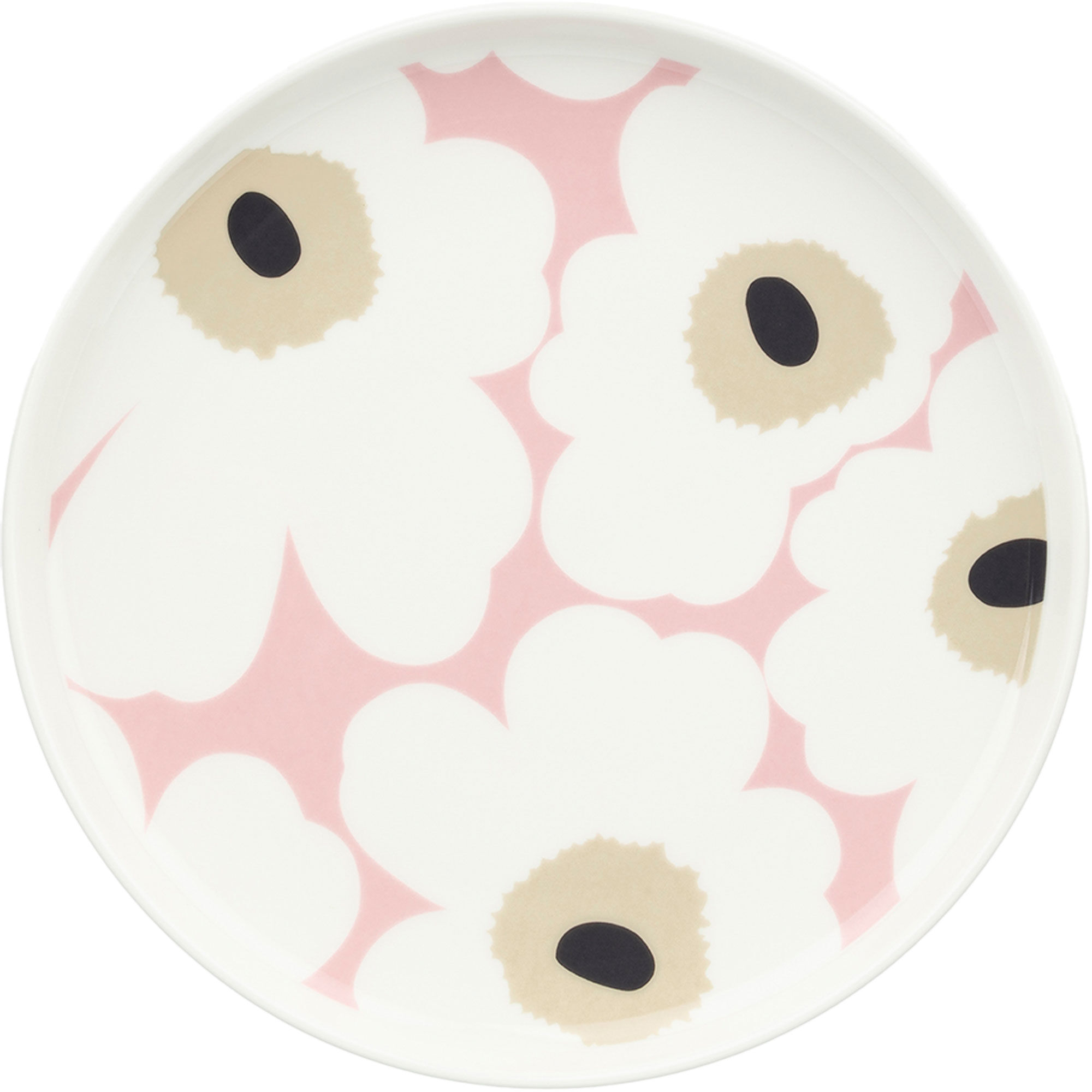 Marimekko Unikko 20 Cm  Hvid Rosa Sand