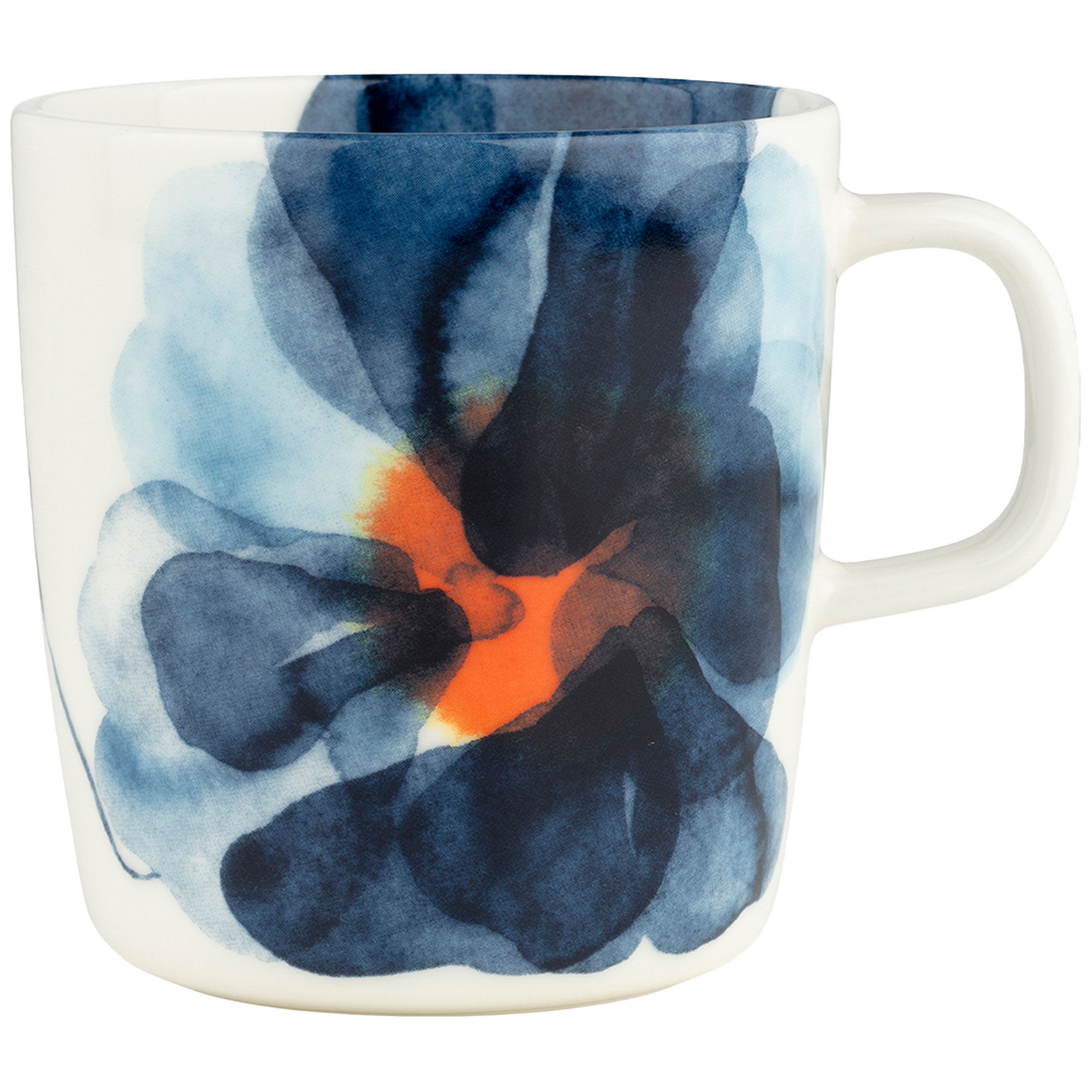 Marimekko Valssi Krus   Dl  White Blue Orange