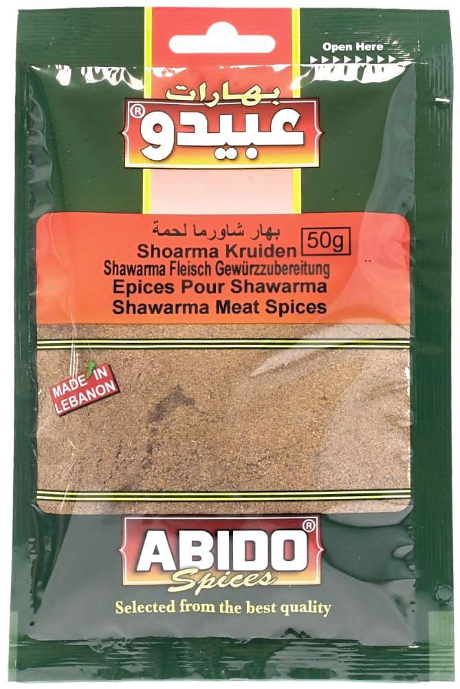 Abido Shawarma Krydderi 50