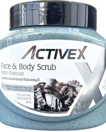 Activex Face   Body Scrub Charcoal 500 Ml