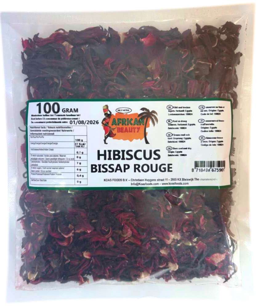 African Beauty Hibiscus Tørret 100
