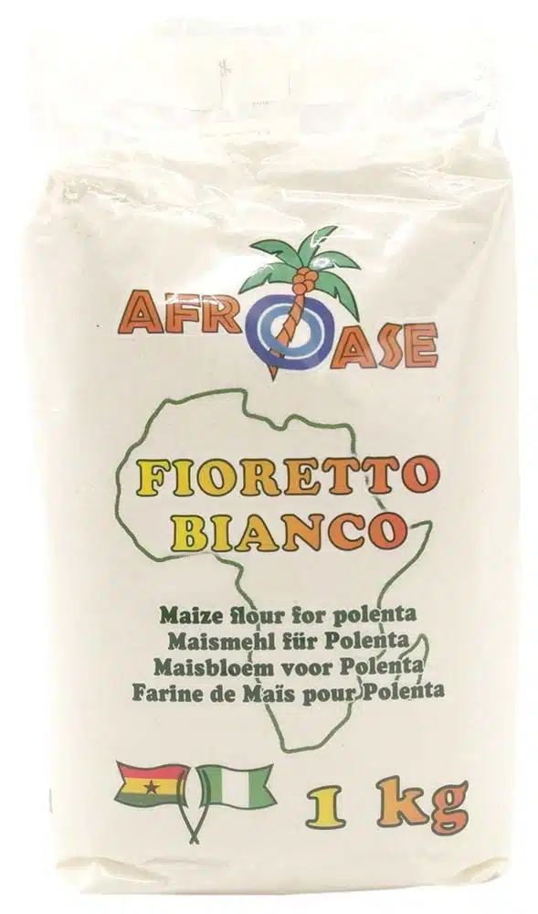 Afroase Fioretto Hvid Majsmel Polenta Kg