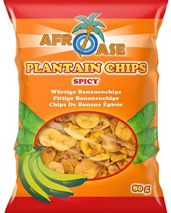 Afroase Plantain Chips  Spicy 80
