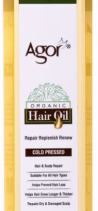 Agor Organic Hair Oil 250 Ml