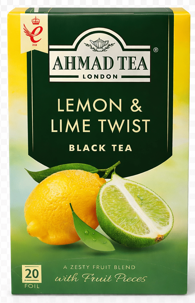 Ahmad Tea Lemon Lime Twist Te 20 Stk