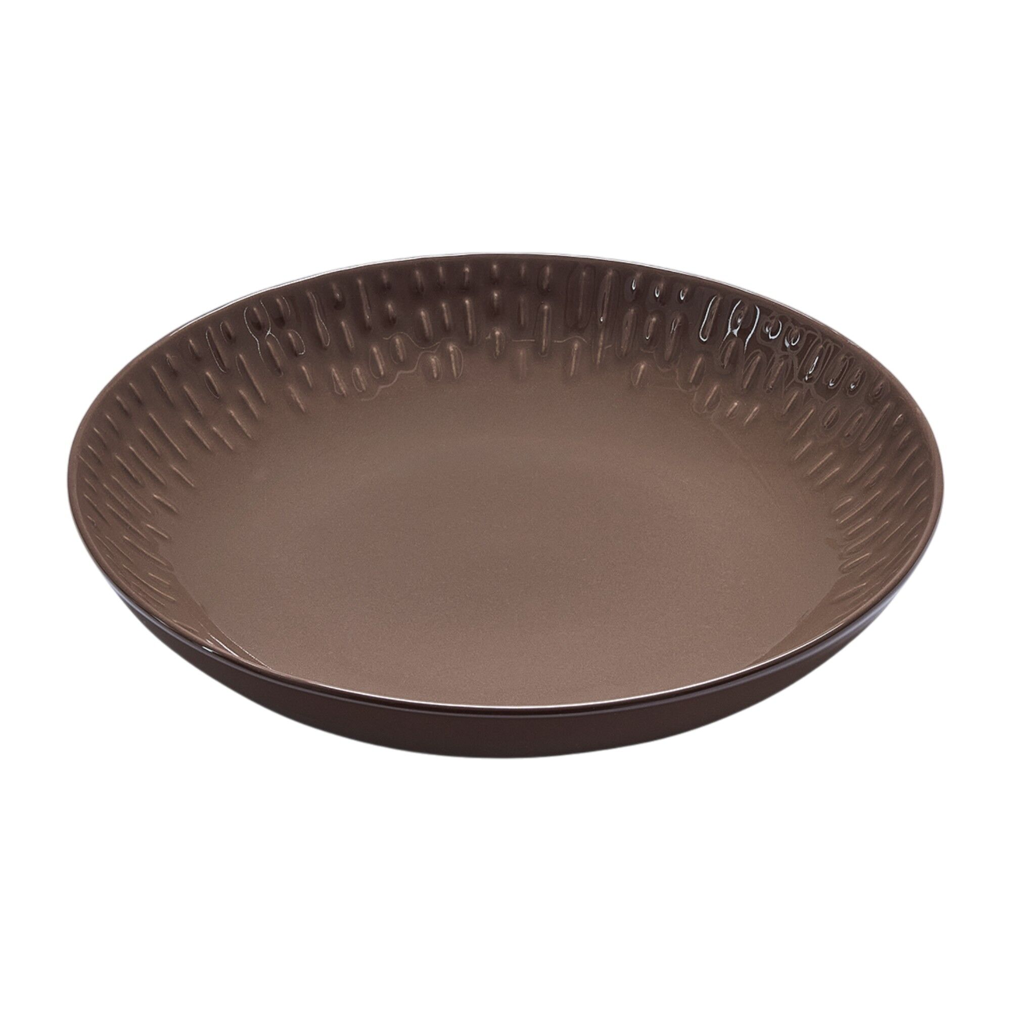 Aida Confetti Dyb Tallerken 23 Cm  Chocolate