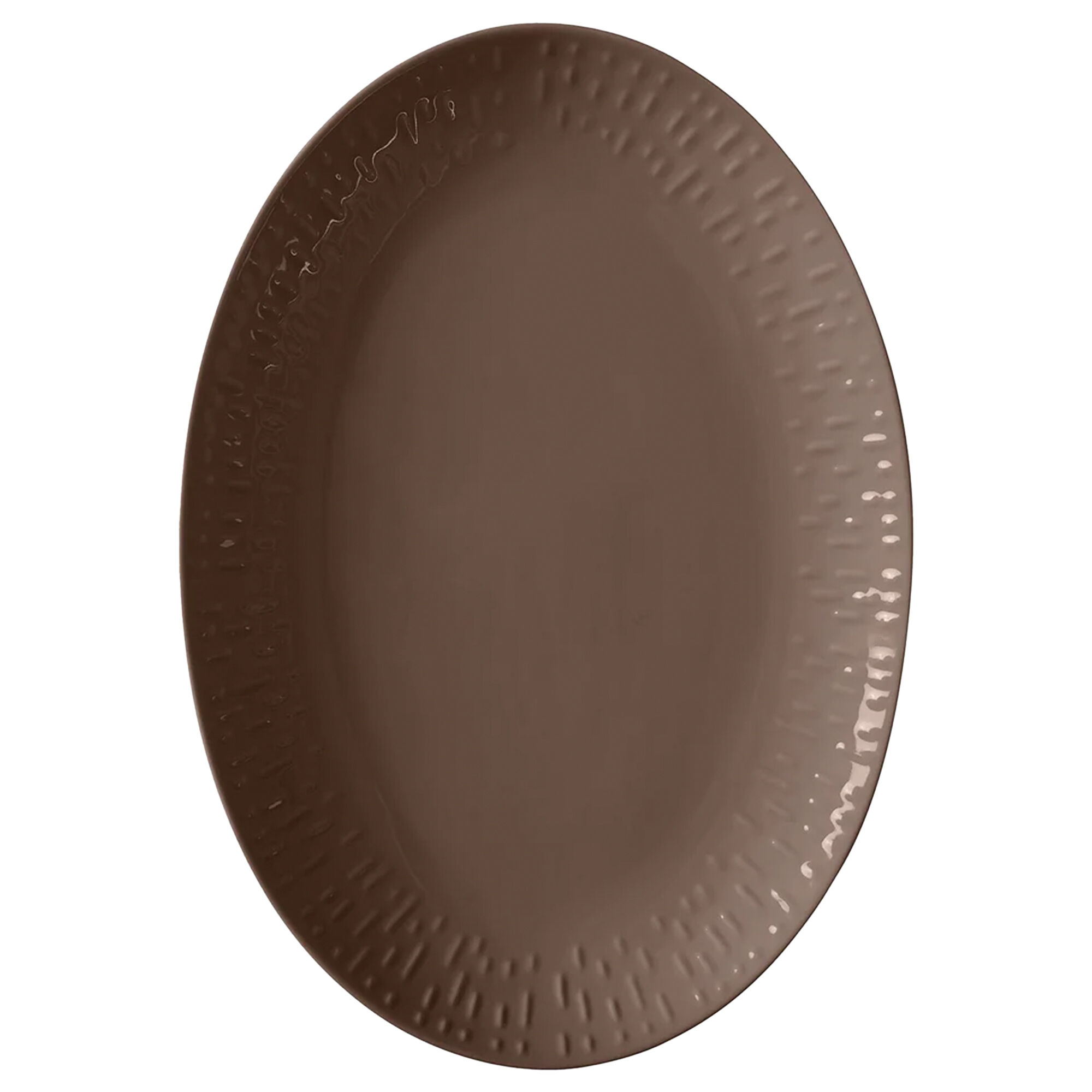 Aida Confetti Serveringsfad  36 Cm   Chokolade