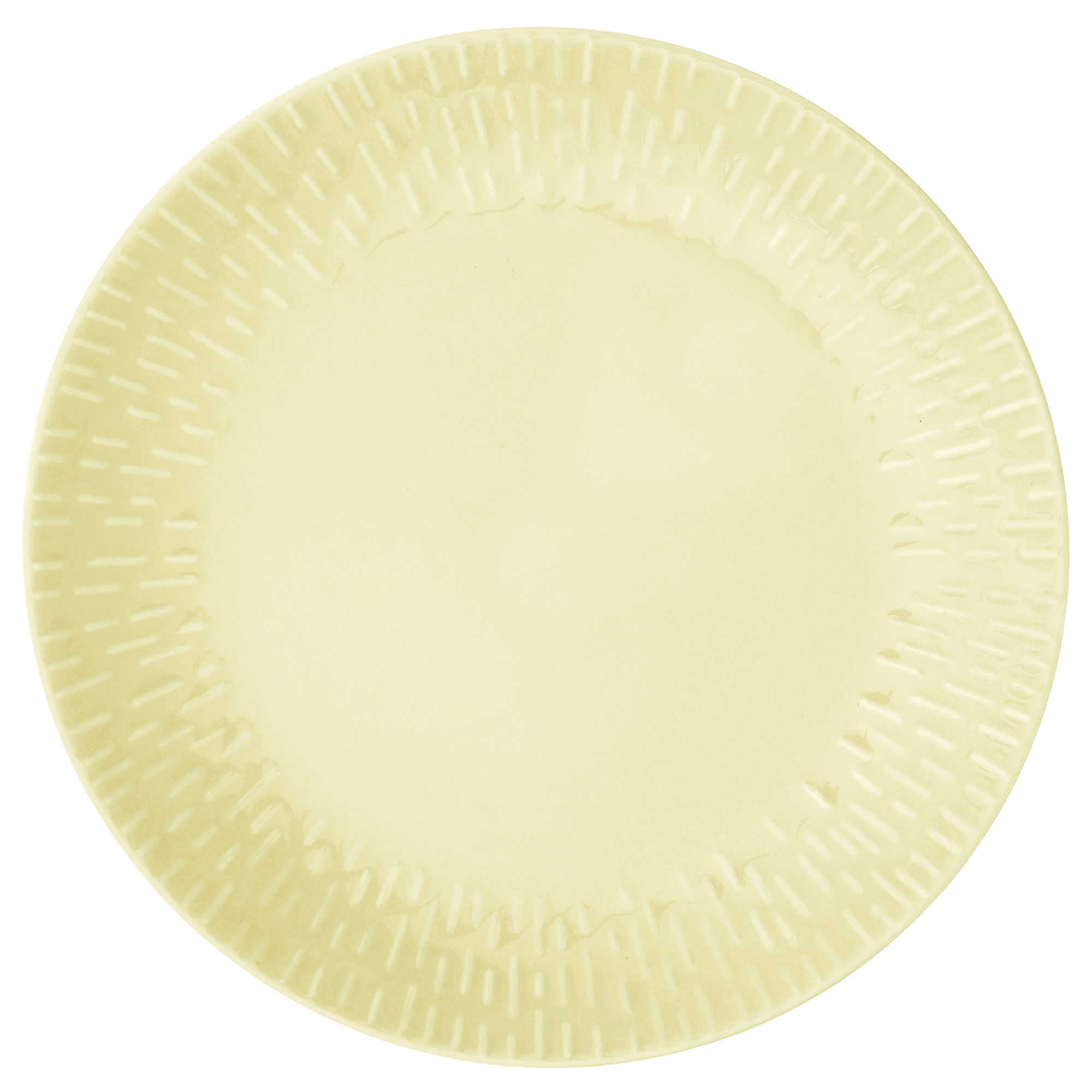 Aida Confetti Tallerken 24 Cm  Lemon