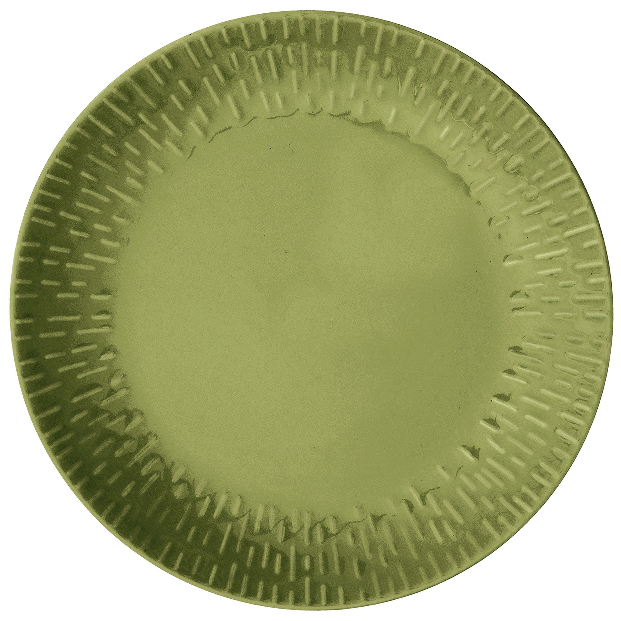 Aida Confetti Tallerken 24 Cm  Olive