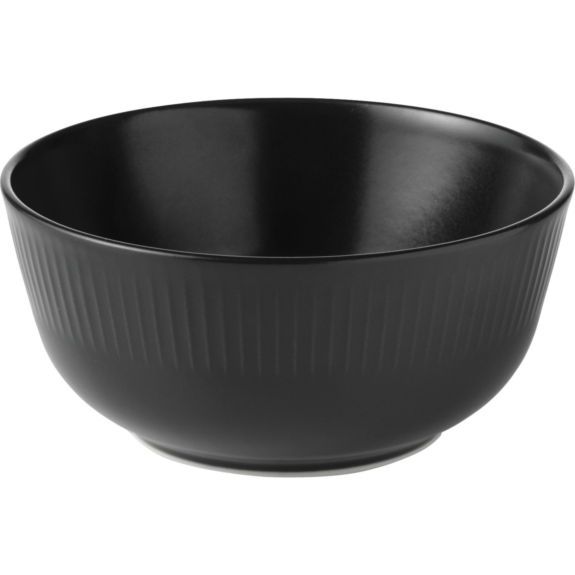 Aida Groovy Skål 14   Cm  Sort