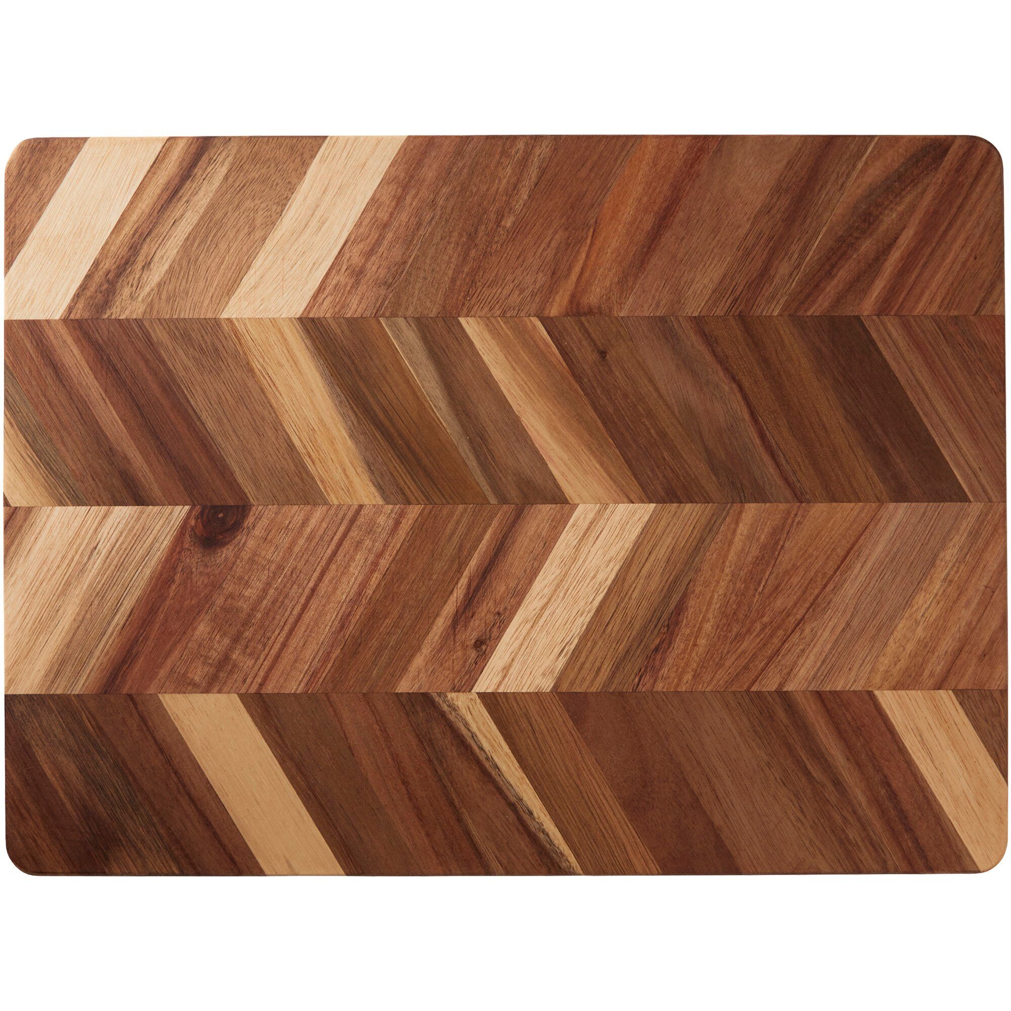 Aida Herringbone Skærebræt  38   28     Cm  Akacietræ