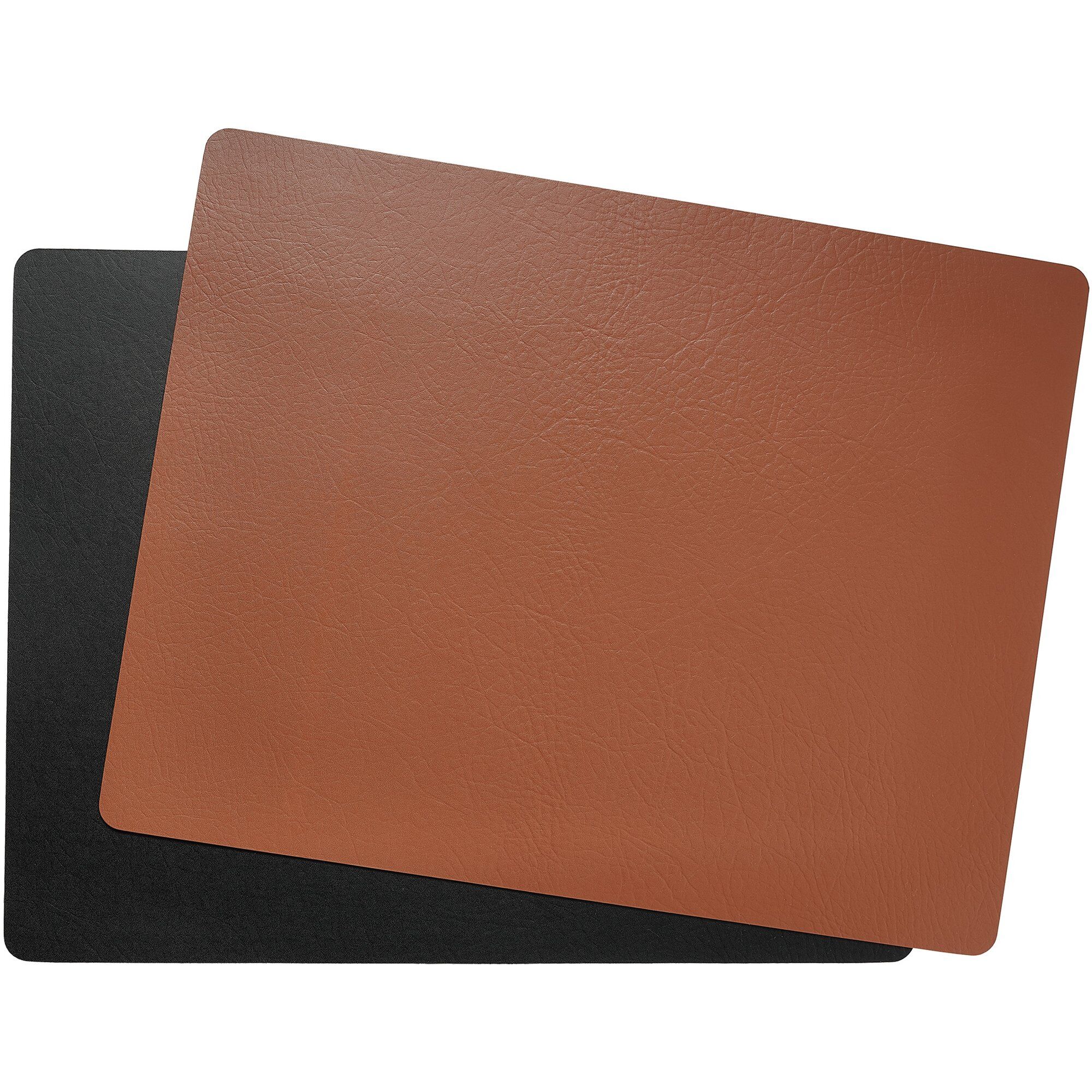 Aida Quadro Dækkeserviet  39   35 Cm  Sort Brun