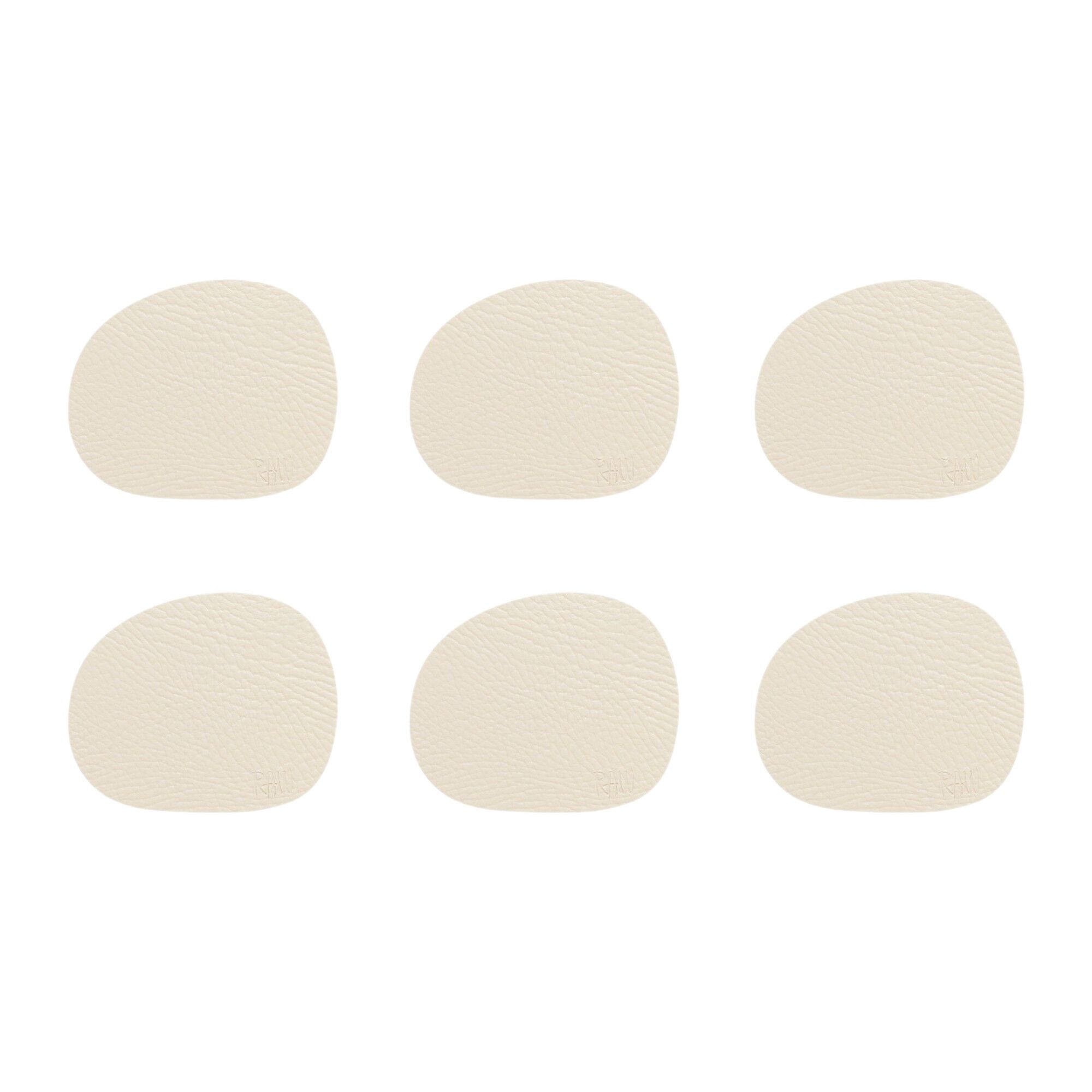 Aida Raw Buffalo Glasunderlag  -pak  Warm Nude