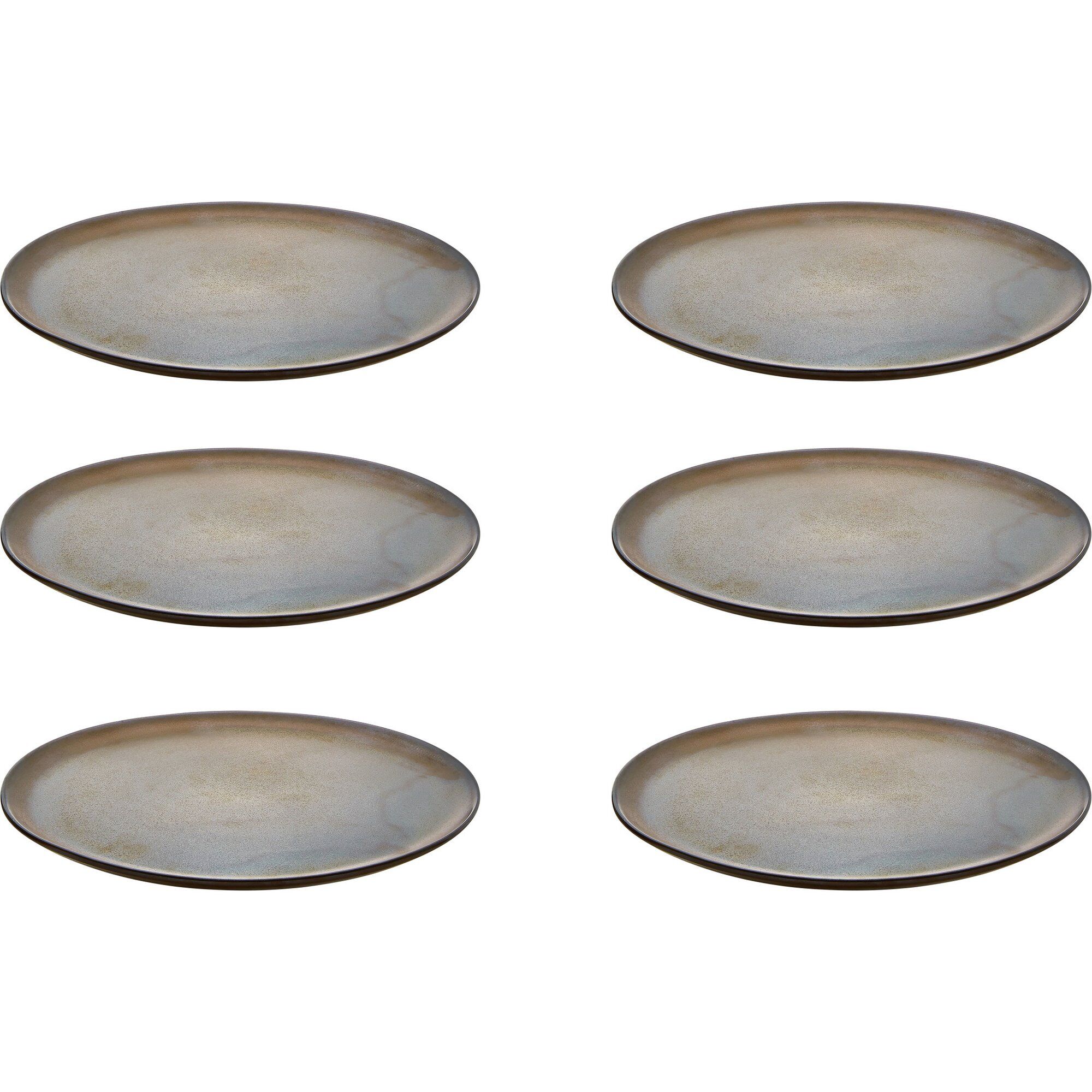 Aida Raw Desserttallerken  Metallic Brown    Stk