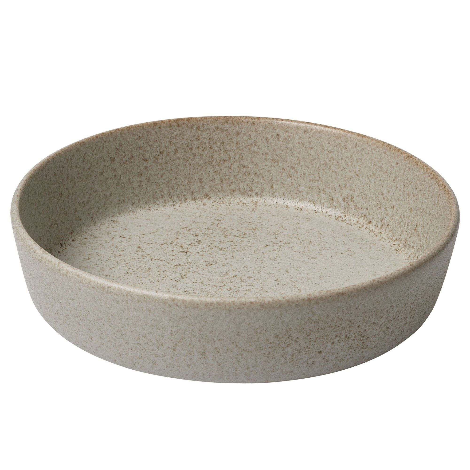 Aida Raw Dyb Tallerken ø19 Cm  Sandy Beige