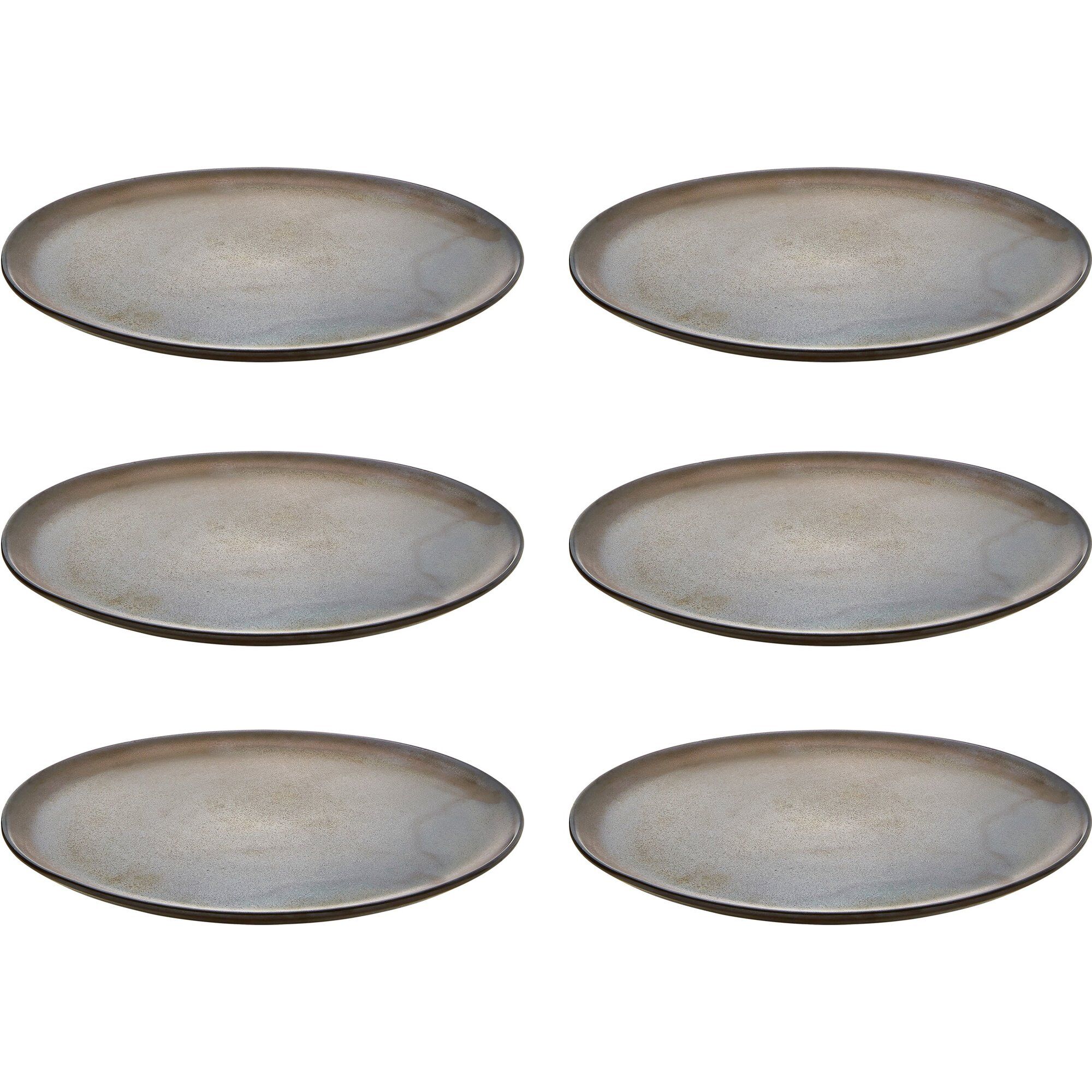 Aida Raw Frokosttallerken 23 Cm  Metallic Brown    Stk