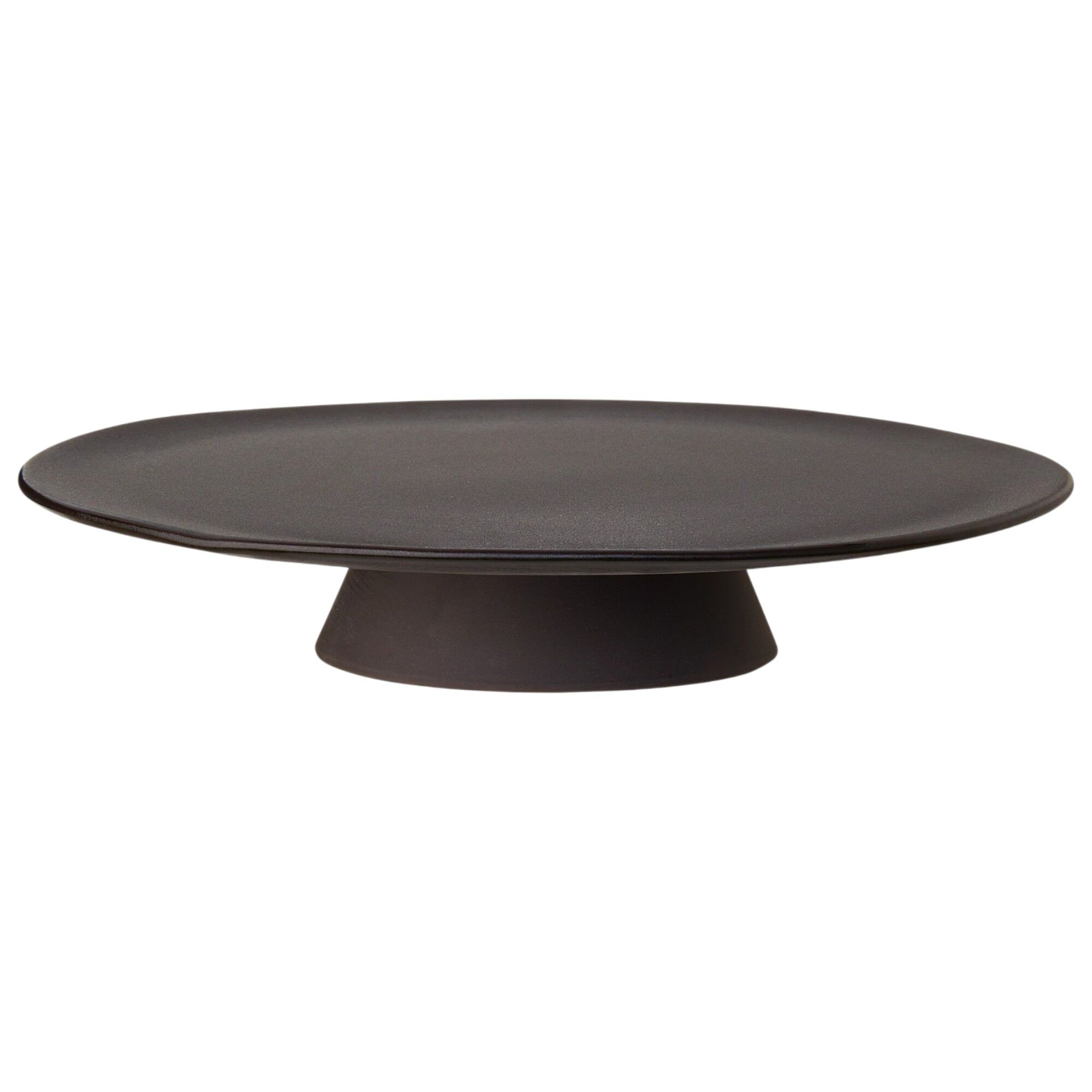 Aida Raw Kagefad På Fod  34 Cm   Titanium Black