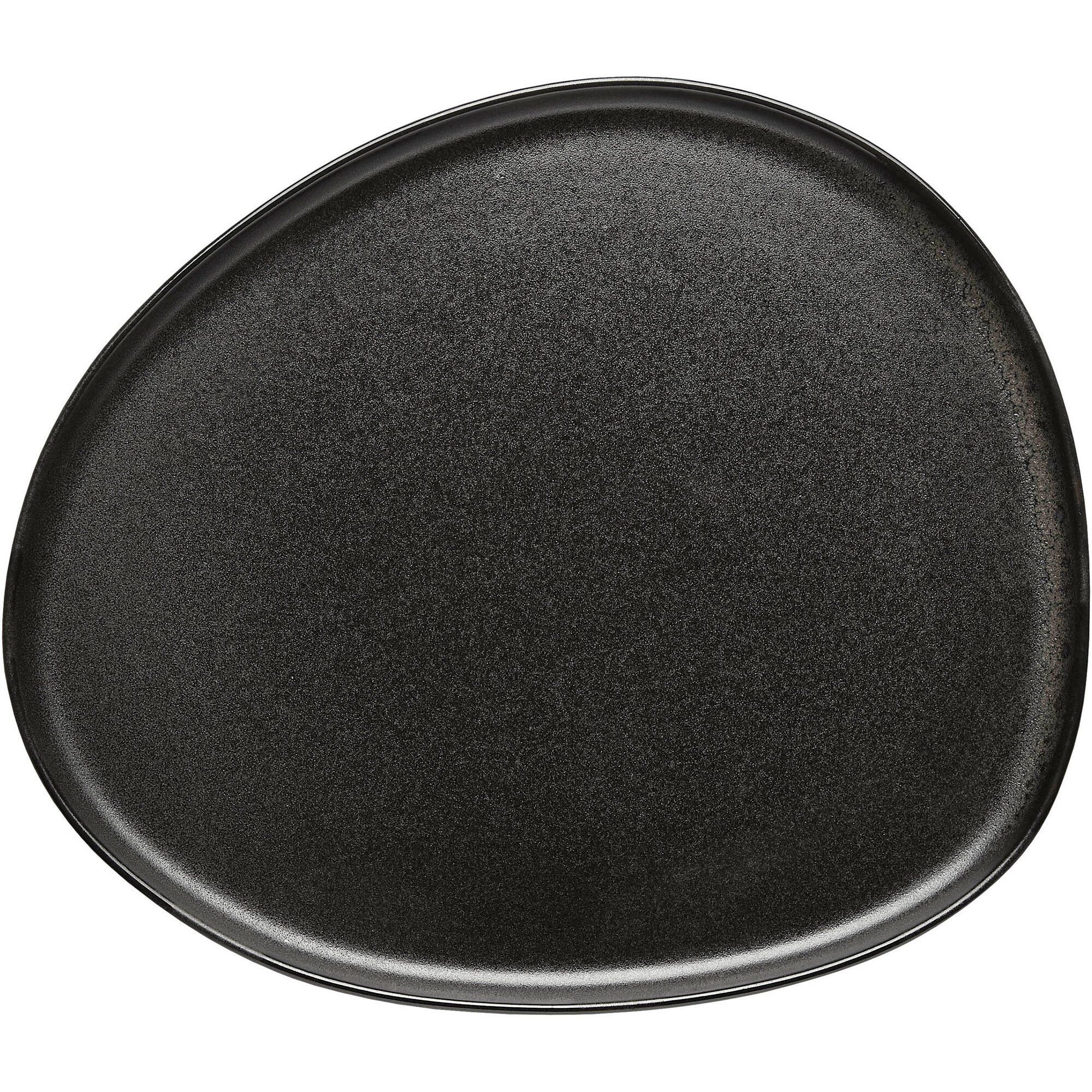 Aida Raw Organic Middagstallerken 29x25 Cm  Titanium Black