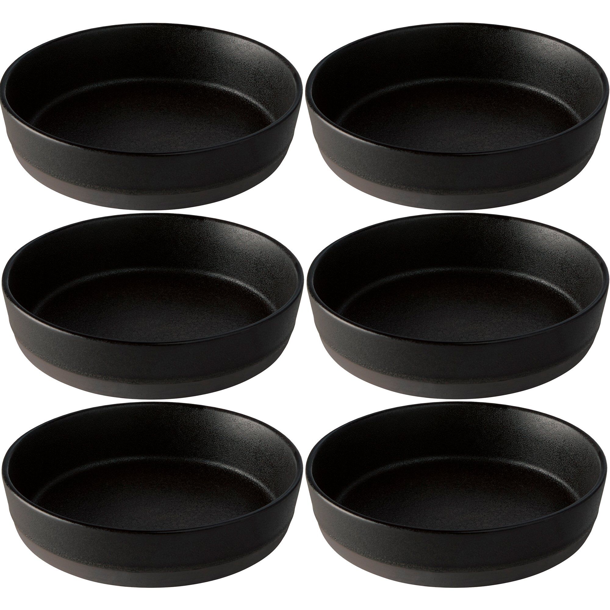 Aida Raw Suppetallerken   Stk  Titanium Black