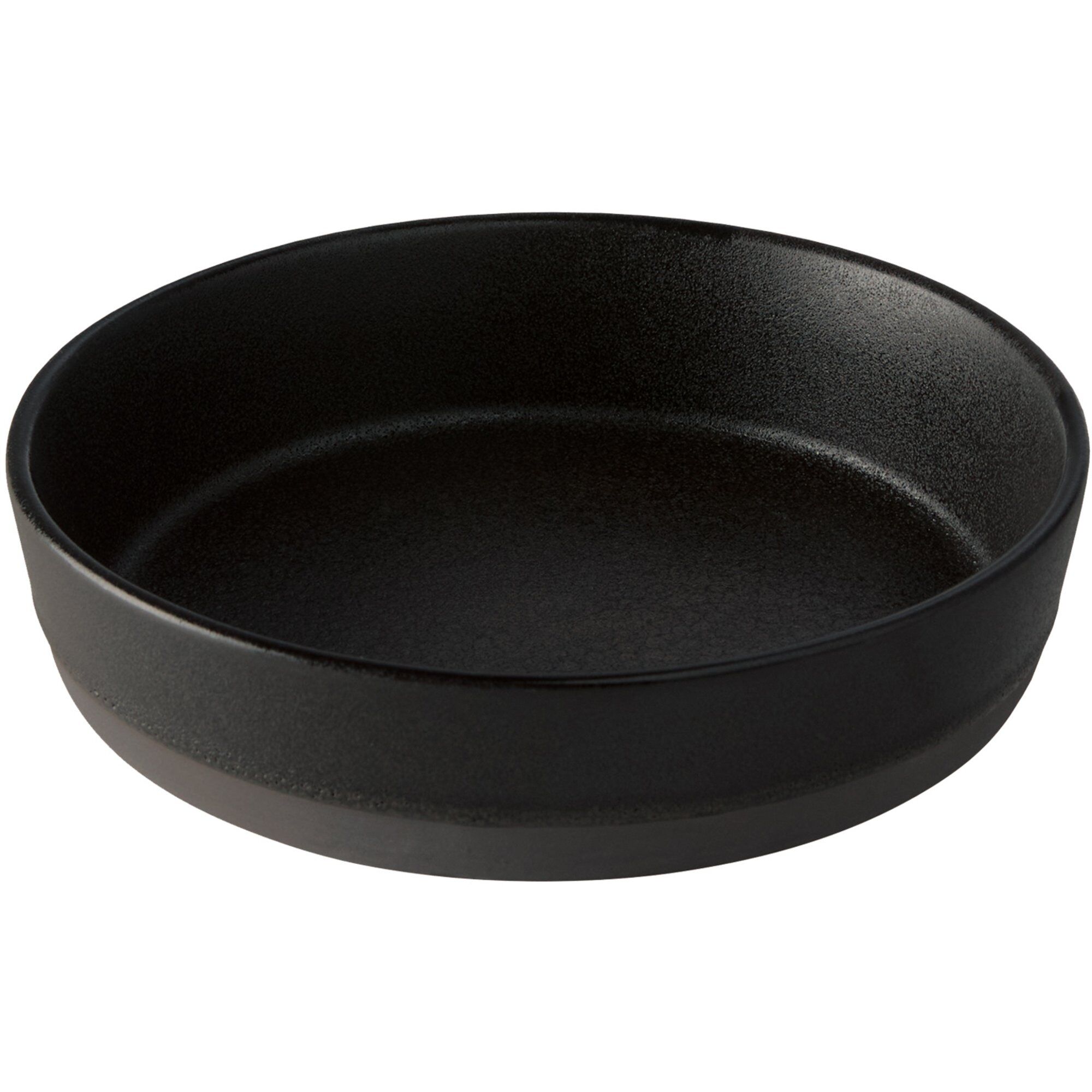 Aida Raw Suppetallerken  Titanium Black