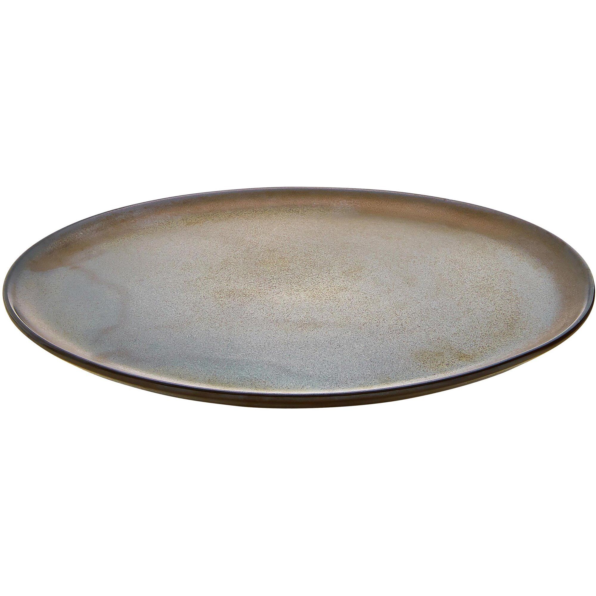 Aida Raw Tallerken  23 Cm  Metallic Brown
