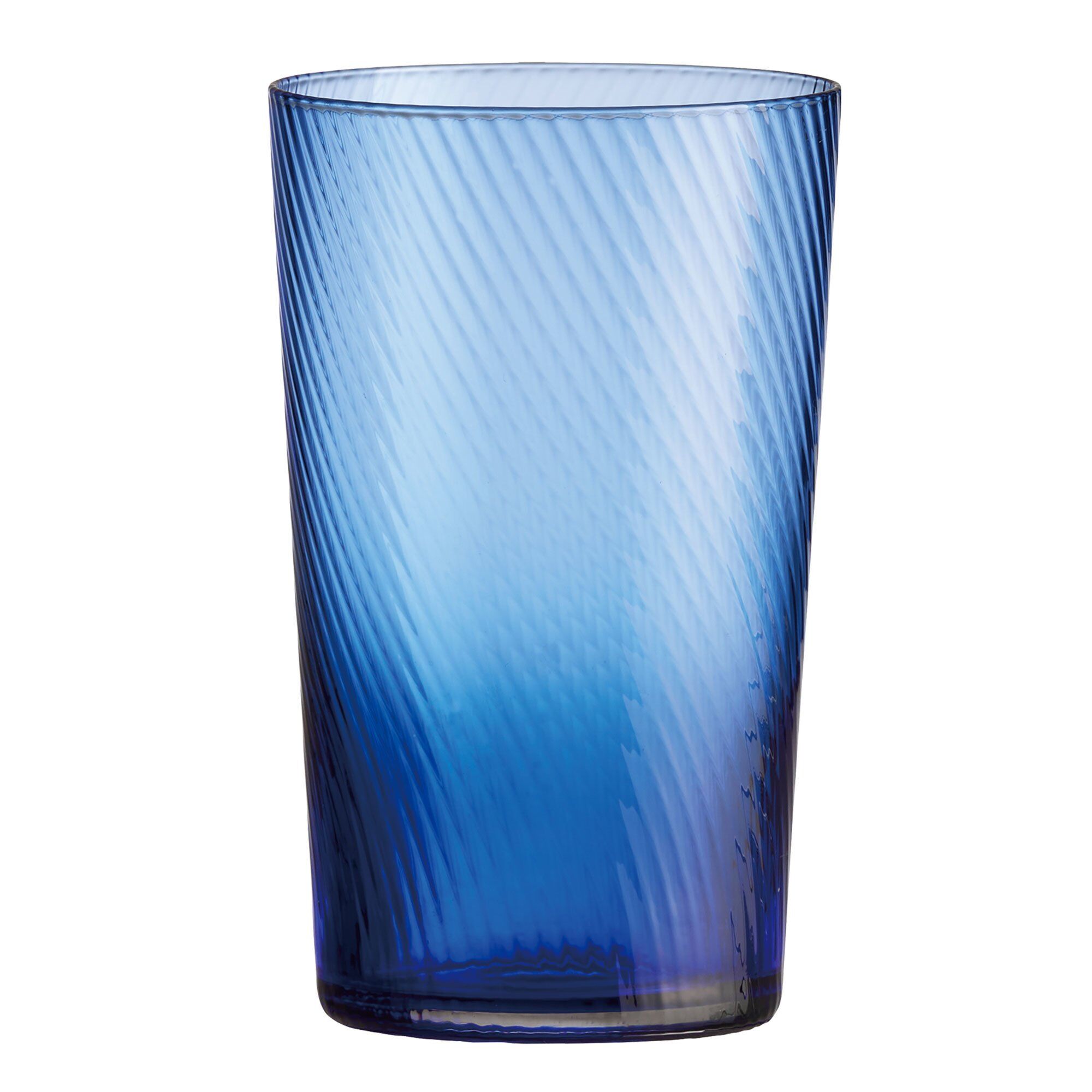 Aida Raw Unique Swirl Highballglas 45 Cl  Mørkblå