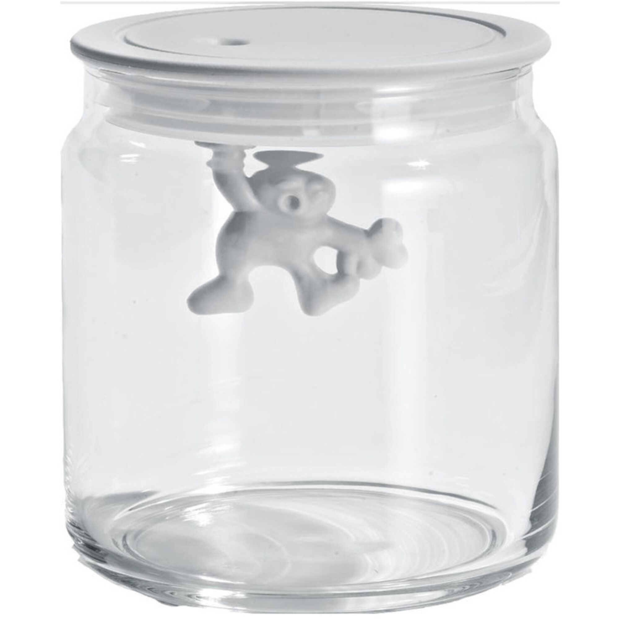 Alessi Gianni Glaskrukke Med Låg  70 Cl  Hvid