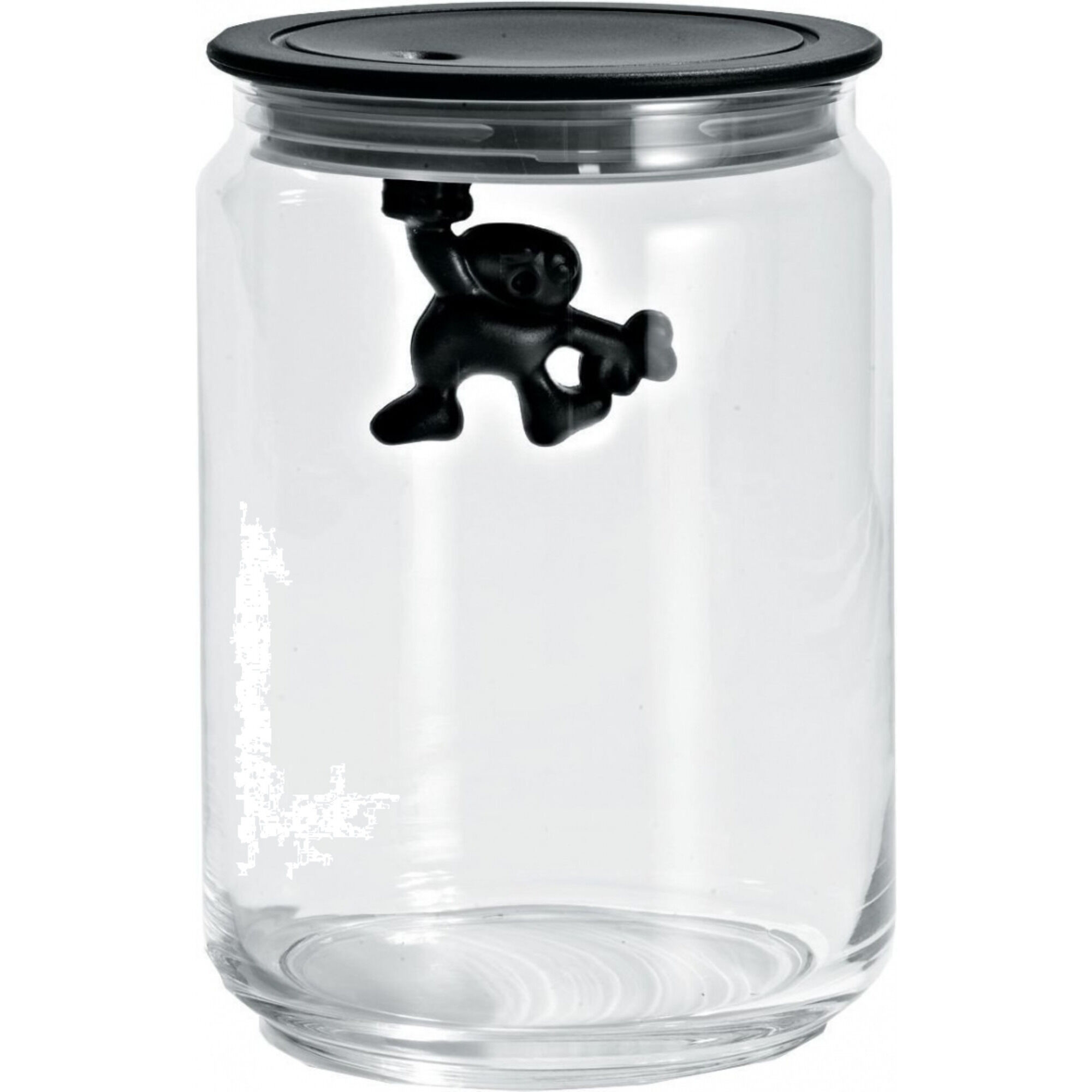 Alessi Gianni Glaskrukke Med Låg  90 Cl  Sort