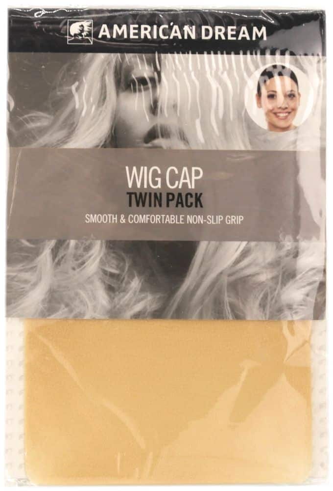 American Dream Beige Wig Cap Stk