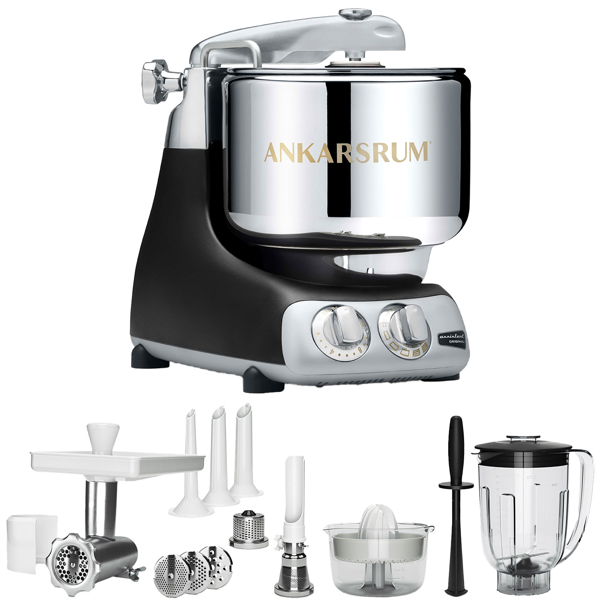 Ankarsrum Akm 6230 Køkkenmaskine   Deluxe Pakke  Matsort