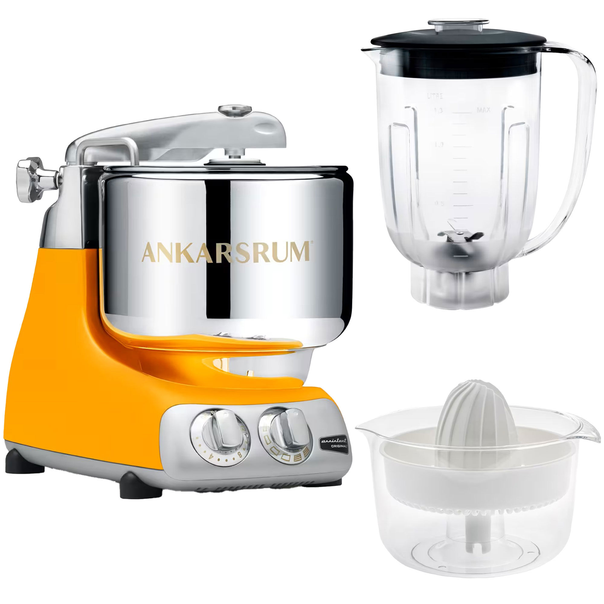 Ankarsrum Assistent Akm6230   Mixerkanna   Citruspress  Sunbeam Yellow