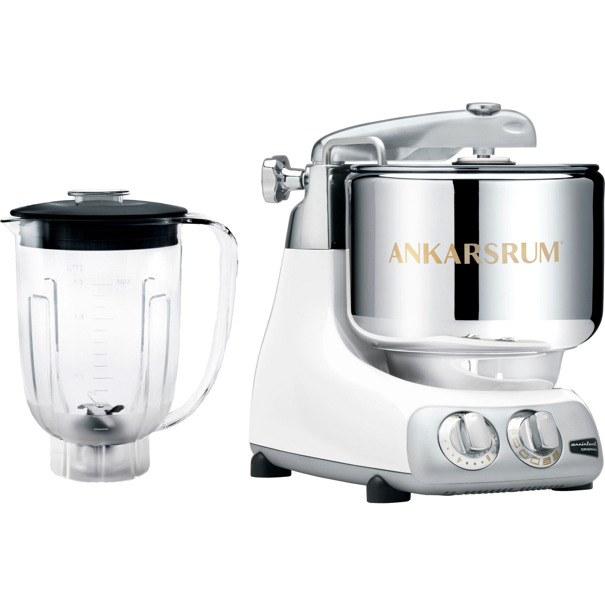 Ankarsrum Assistent Akm 6230 Røremaskine   Blender  Glossy Hvid