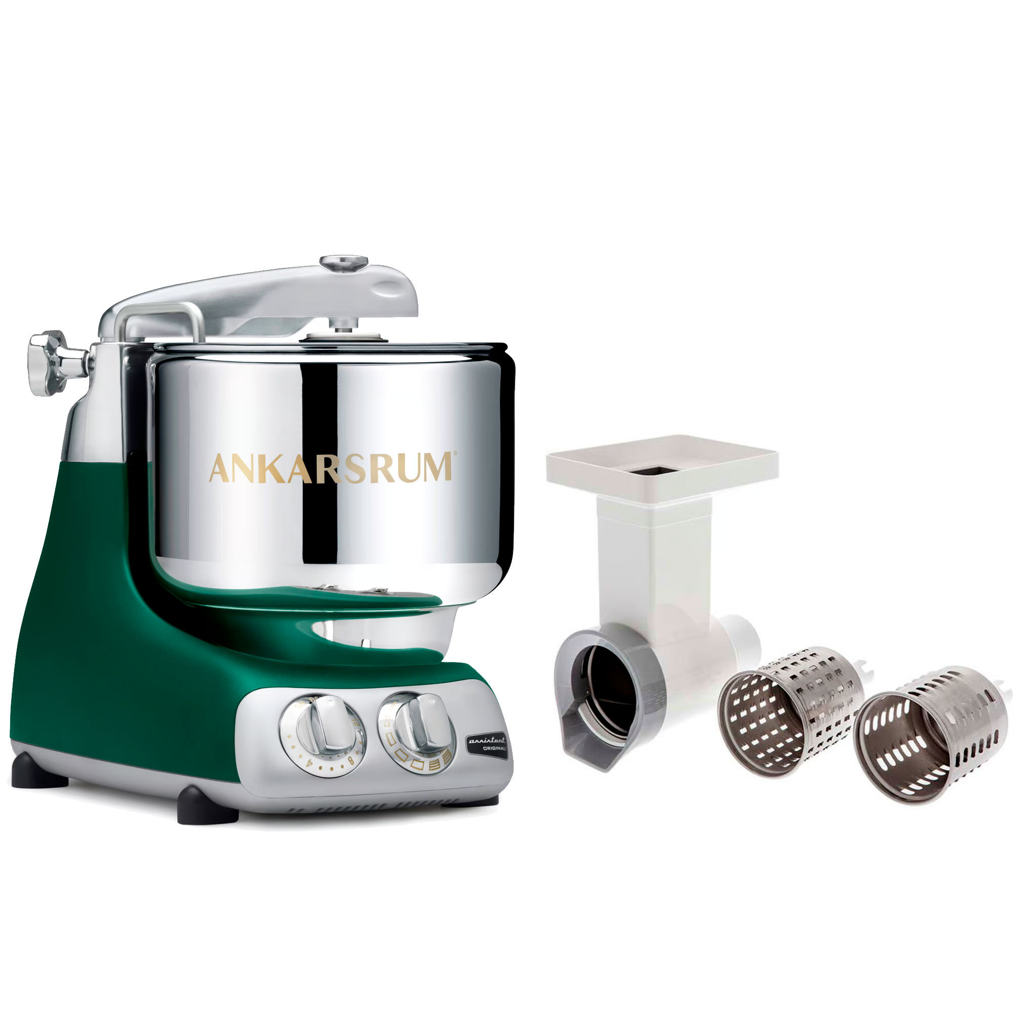 Ankarsrum Assistent Original Akm6230 Forest Green   Grøntsagssnitter